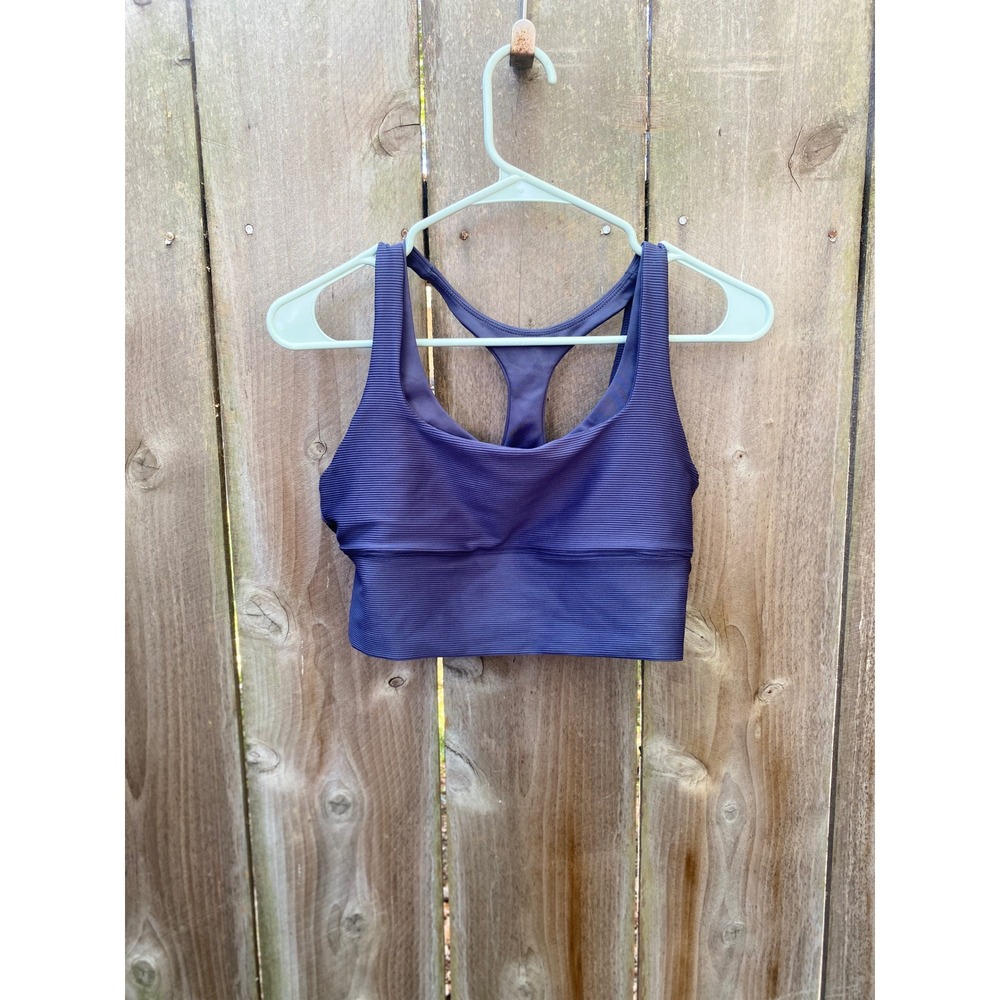 IVL Collective Ribbed Longline Bra – Dark Blue Racerback Size 8